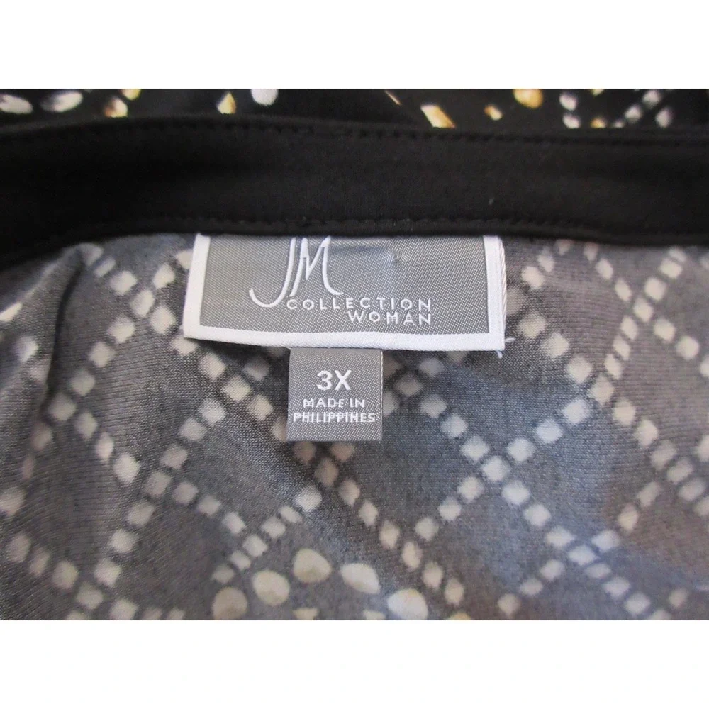 JM Collection Woman Party Time Stud Splendor Blouse Size 3X - Picture 6 of 6